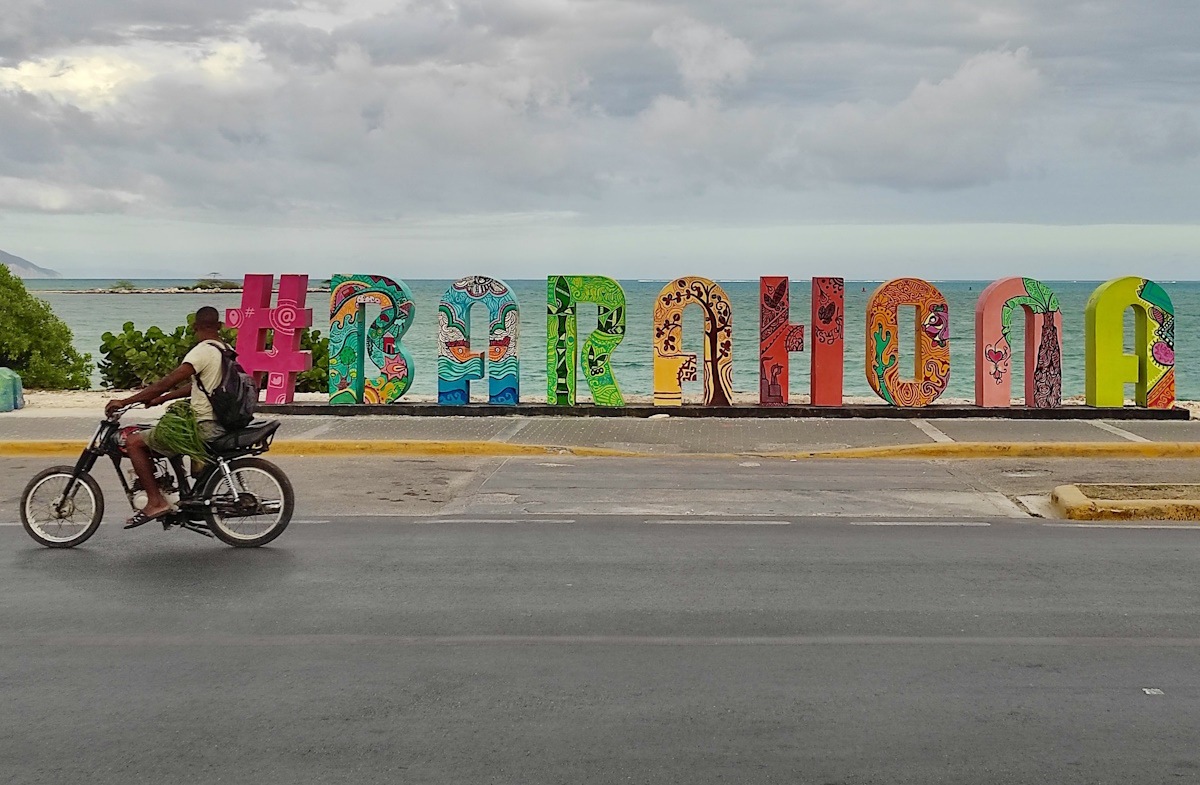 The Barahona City Sign